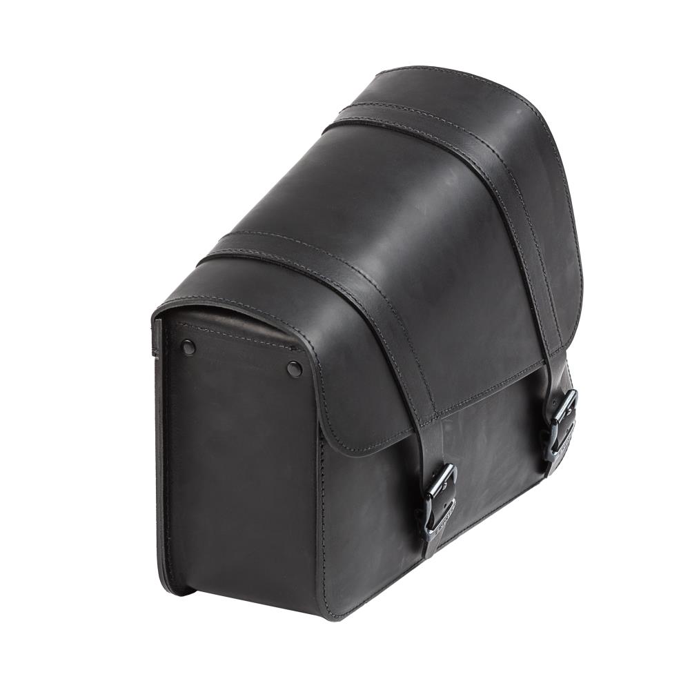 Ledrie Rahmentasche "XL" aus Leder schwarz B=37x T=12x H=34 cm 20 Liter für Harley Davidson Sportster/ Suzuki C1800 (1 Stück)
