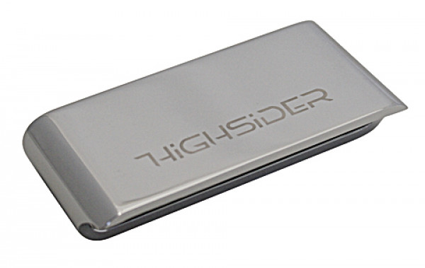 HIGHSIDER STRIPE Alugehäuse chrom für LED Rücklicht oder Blinker der Highsider-Serie (1 Stück)