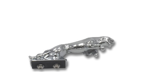 Highway Hawk Motorrad Ornament/ Figur "Panther large" 13 cm lang in Chrom