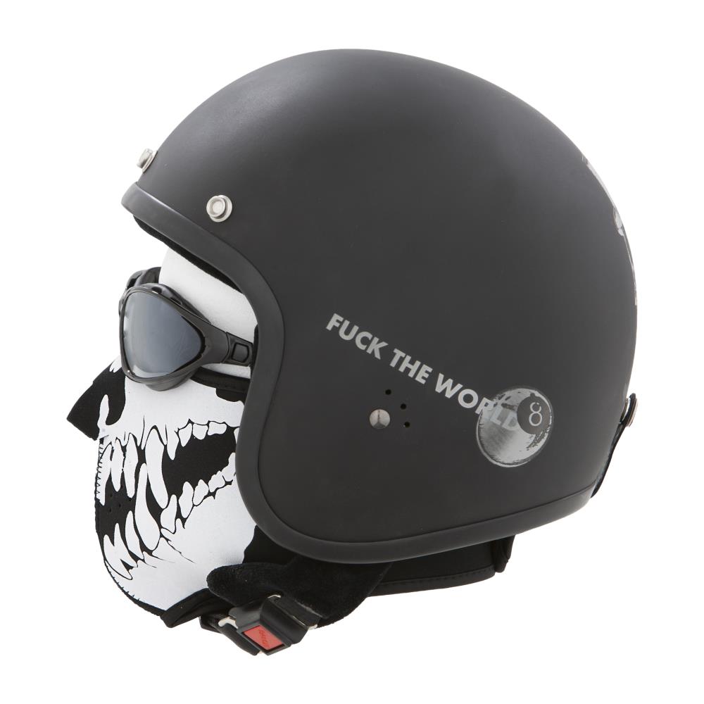 Highway Hawk Motorrad Biker Maske"Skull with Fangs"