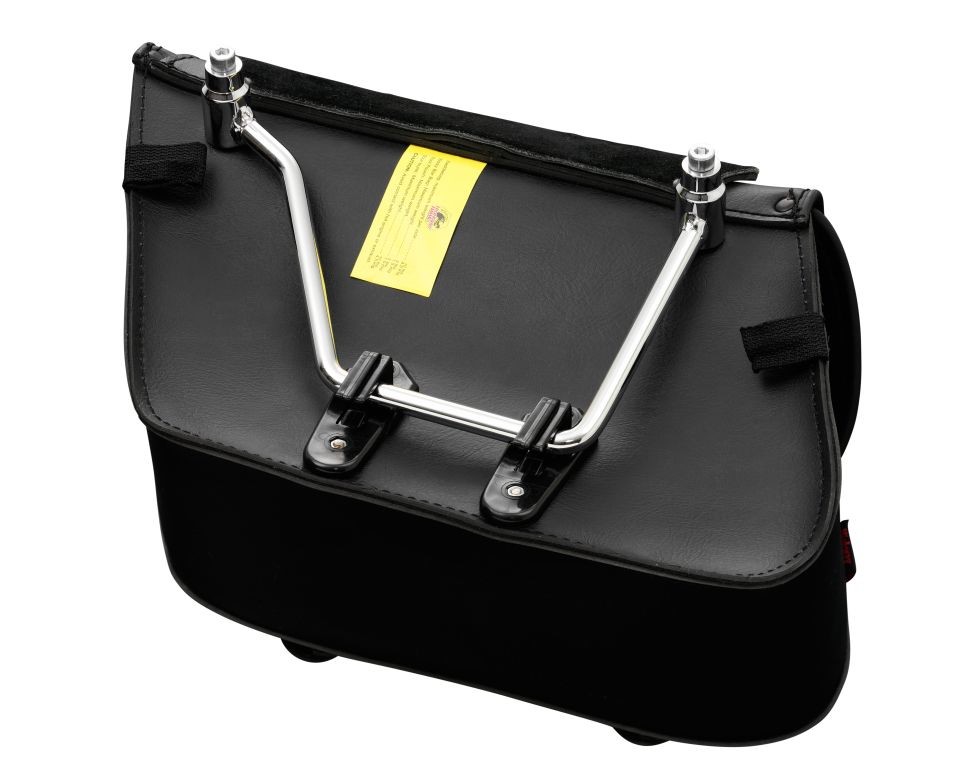 Highway Hawk Satteltaschen Clips schwarz geeignet für Packtaschenbügel mit einem Durchmesser von 11mm