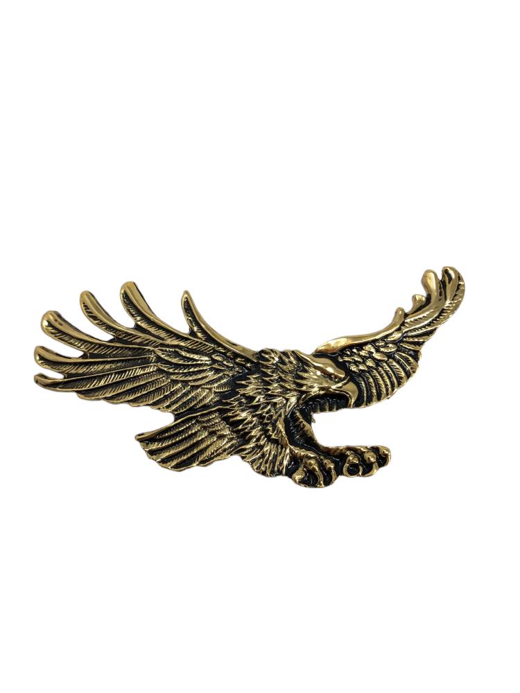 Highway Hawk Emblem "Adler" in gold 11cm breit zum Aufkleben