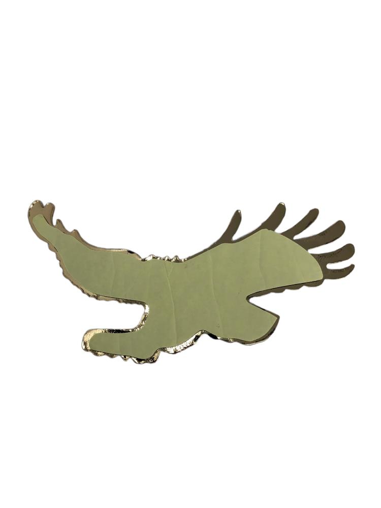Highway Hawk Emblem "Adler" in gold 15cm breit zum Aufkleben