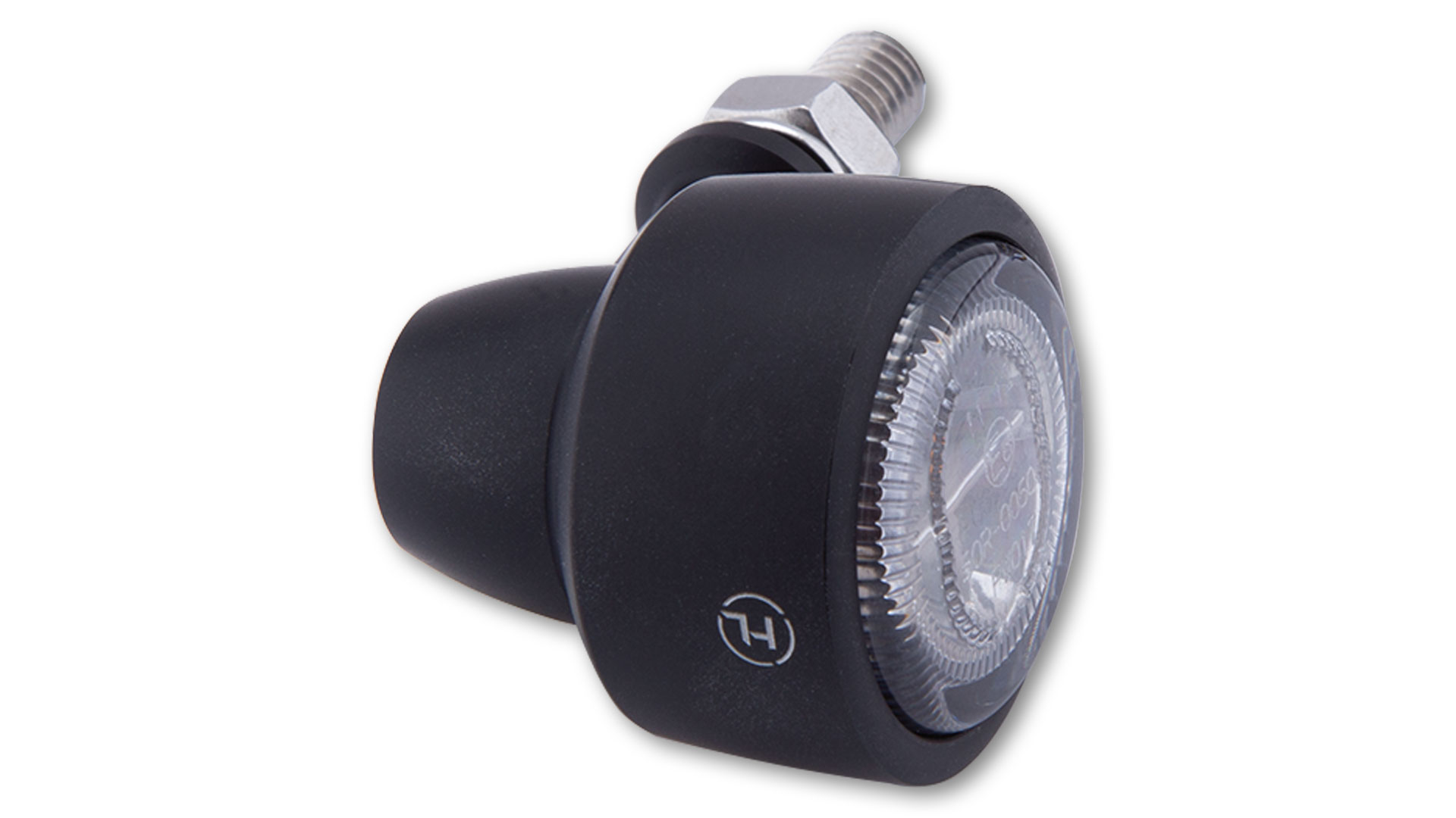 LED Rück-, Bremslicht, Blinker CLASSIC-X1, klassisch geformten Fahrtrichtungsanzeiger mit getöntem Reflektor, in Silber und in Schwarz seidenmatt eloxiert erhältlich, E-geprüft, Paar.