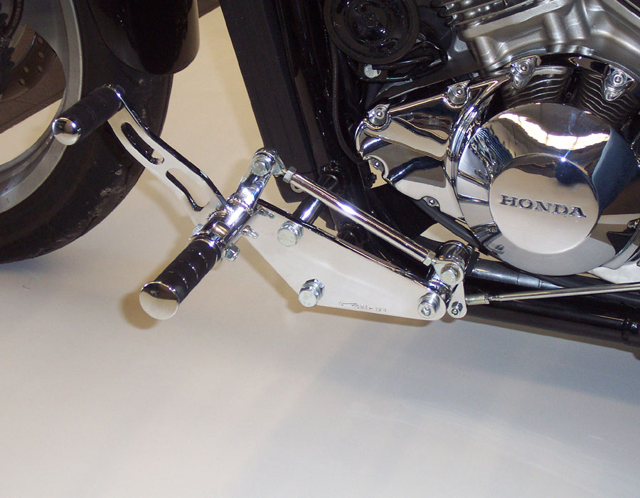 Fußrastenanlage 15 cm vorverlegt für Honda VTX 1800 ABE