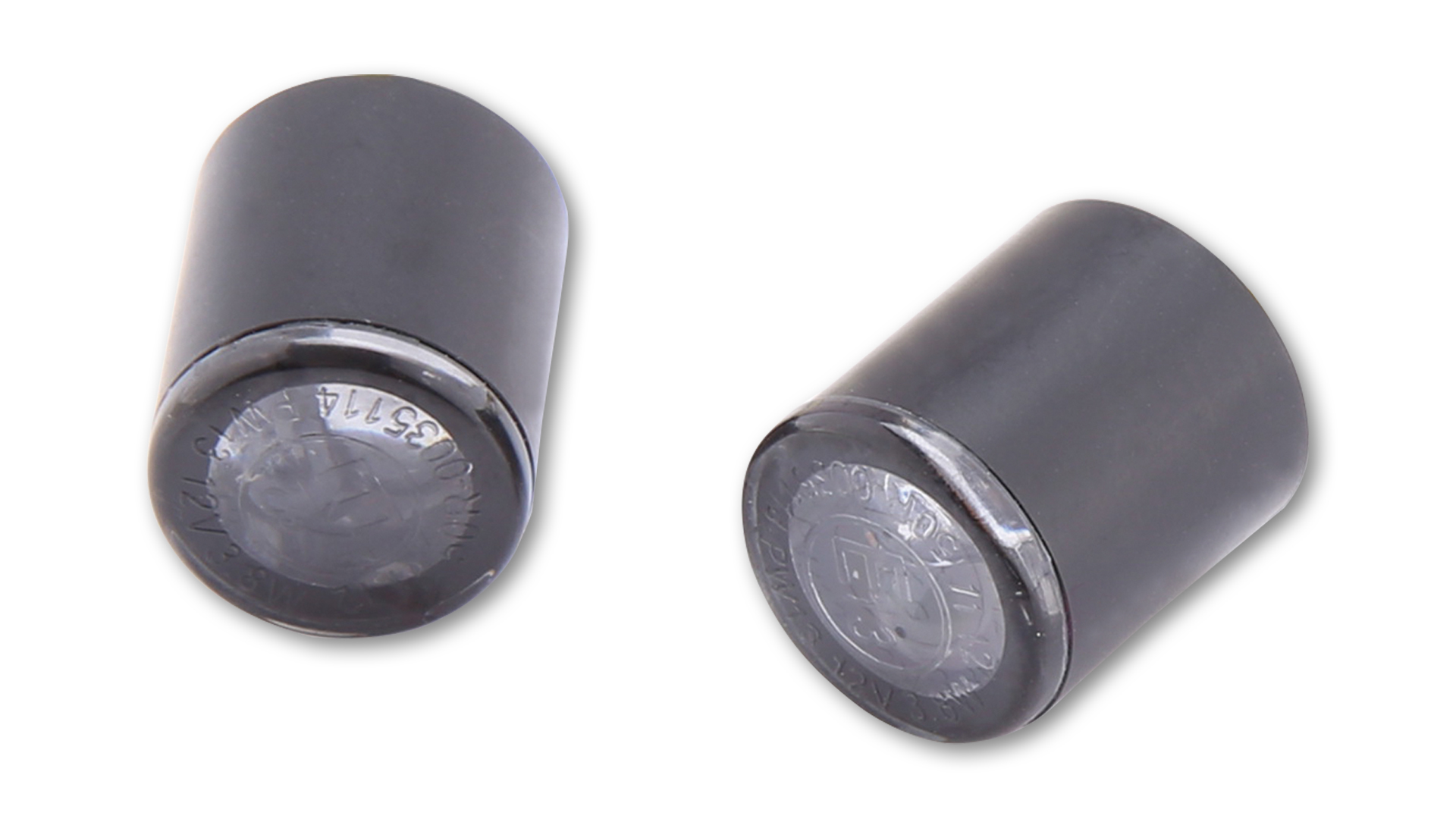 HIGHSIDER PROTON Modul LED Blinker, getöntes Glas, zum Einlaminieren oder Einkleben, E-geprüft, Paar.