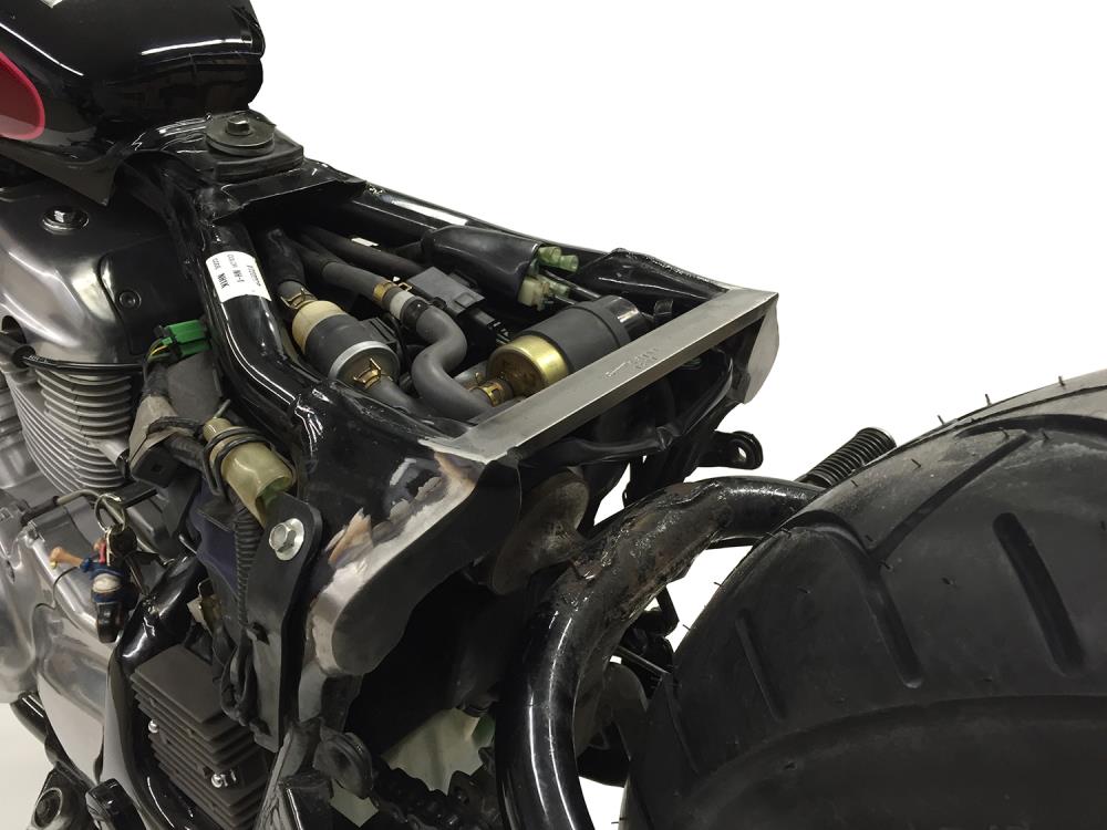 Rahmenänderung für Bobber Umbau Honda VT 600 Shadow PC21 mit TÜV