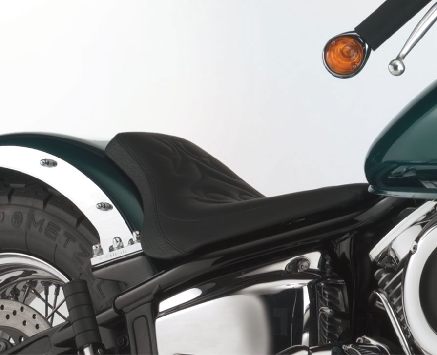 Motorradsitzbank für Heckteilumbau Solositzbank Yamaha XVS 1100 Drag Star
