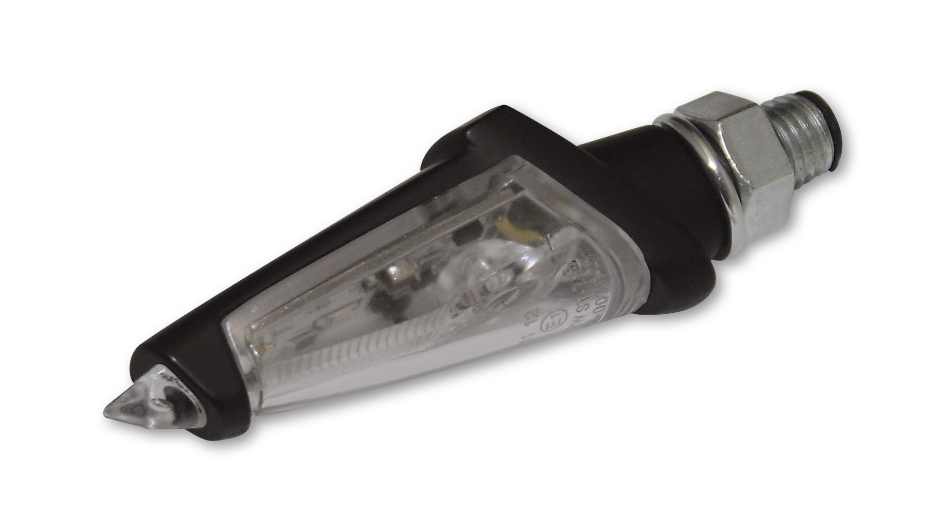 HI-Power LED-Blinker CORTONA, Alu, getöntes Glas, E-geprüft, Paar