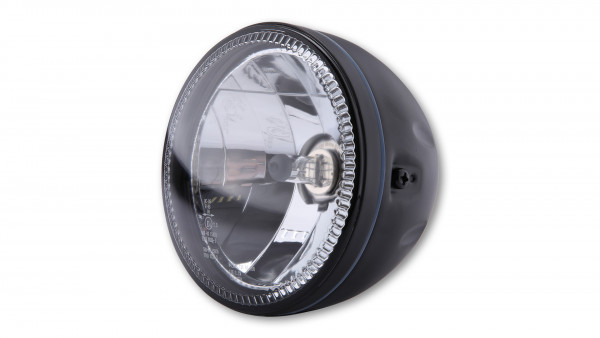 HIGHSIDER 5 3/4 Zoll H4 LED-Hauptscheinwerfer "SKYLINE" schwarz E-geprüft. 1 Stück