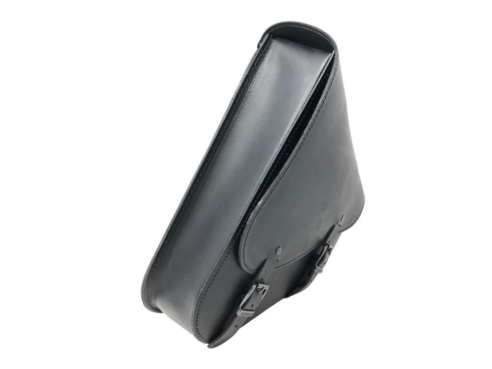 Ledrie Schwingentasche "links" aus Leder schwarz B=26xT=9,5xH=36/21cm 9 Liter für Harley Davidson Softail Modelle ab 2018