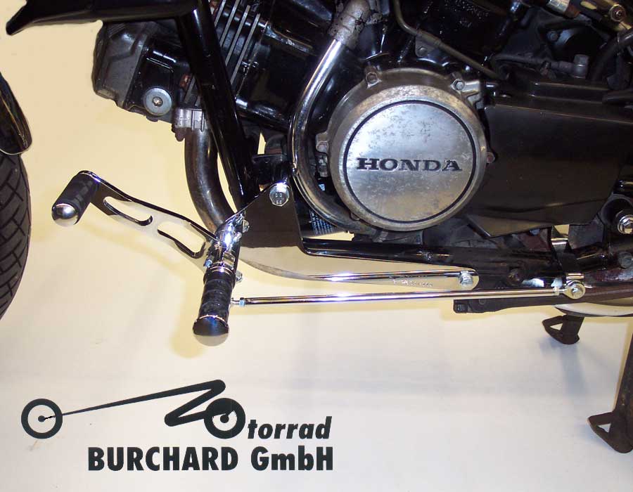 Fußrastenanlage 27 cm vorverlegt für Honda VF 1100 C - Honda V65 Magna TÜV