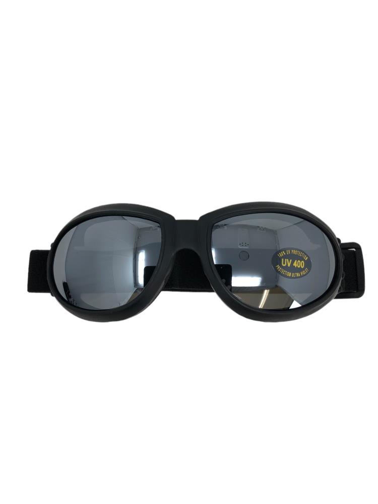 Highway Hawk Motorrad Brille/ Sonnenbrille "mit dunklem Glas und inklusive Tasche"
