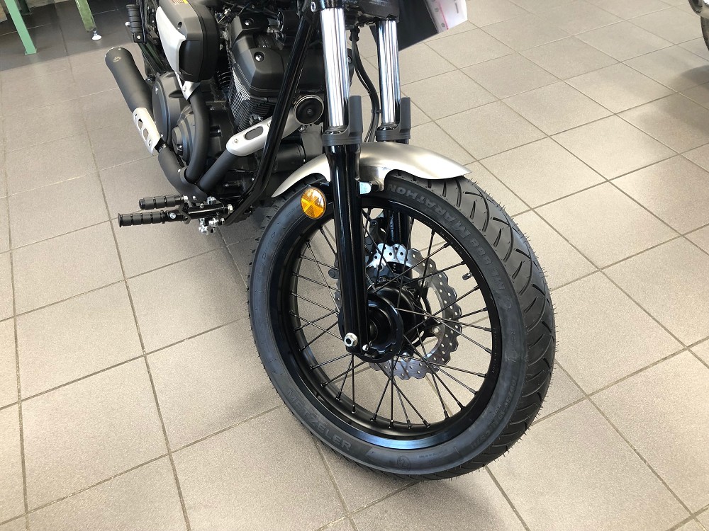 Motorrad Schutzblech "Short" für Yamaha XV 950 stahl roh