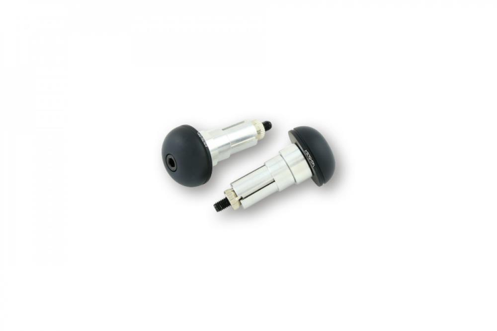 Highsider Lenkergewichte Lenkerende "CLASSIC" Alu schwarz Universal für Lenker mit einem Innendurchmesser von 12 mm bis 22 mm (1 Set)