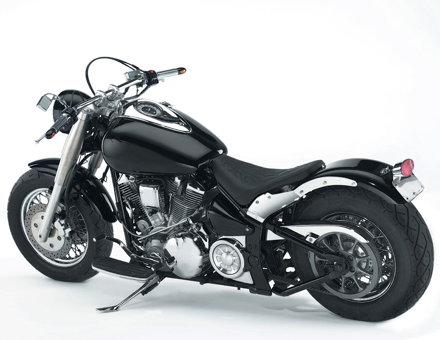 Stoßdämpfertieferlegung Tieferlegung Motorrad Yamaha XV 1600 Wild Star TÜV