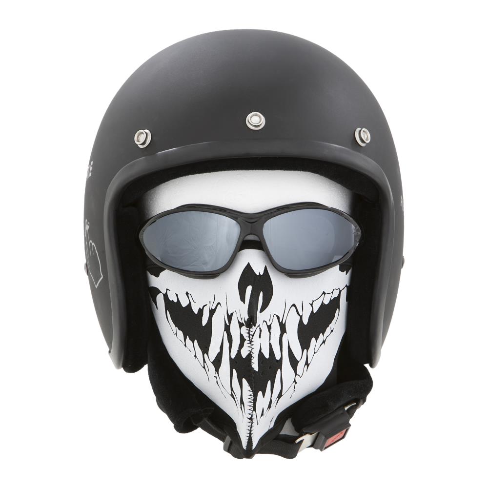 Highway Hawk Motorrad Biker Maske"Skull with Fangs"