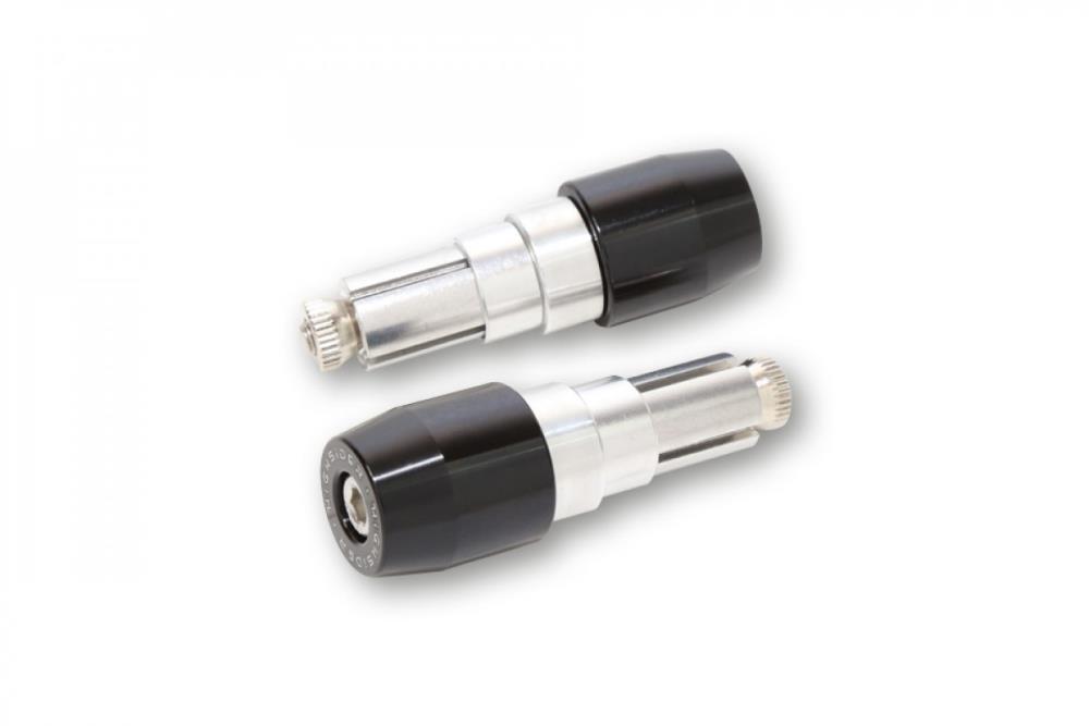 Highsider Lenkergewichte Lenkerenden "EVO" schwarz Universal für Lenker mit einem Innendurchmesser von 12 mm bis 22 mm (1 Set)