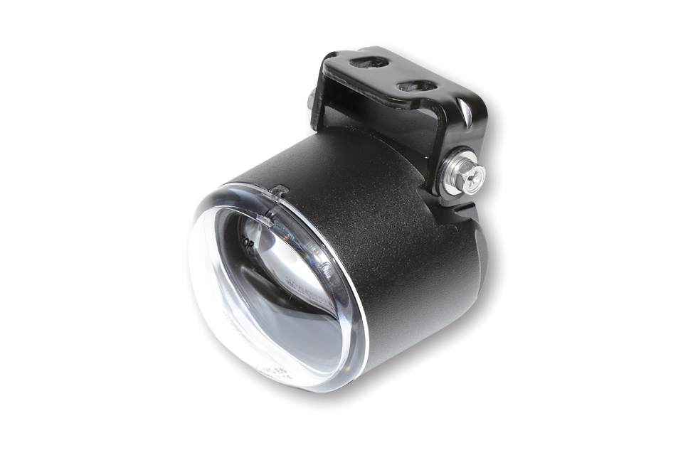HIGHSIDER LED-Nebelscheinwerfer, oval, schwarz, hängende Befestigung, E-geprüft